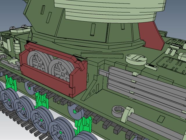 Panzerkampfwagen IV德军坦克模型3D图纸 Solidworks设计 附STEP